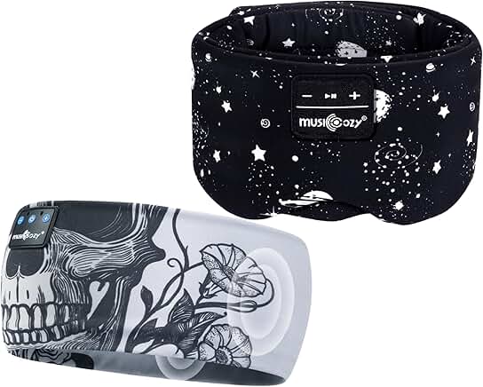 Wireless Sleep Mask with Headphones and Adjustable Band