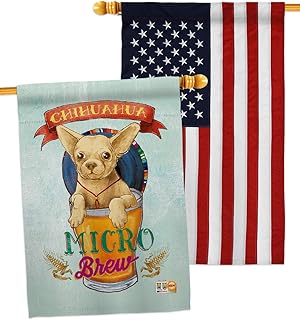 Chihuahua Dog Flag Pack for Garden or Yard
