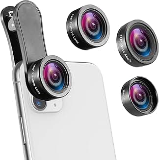Phone Camera Lens with Wide Angle and Macro