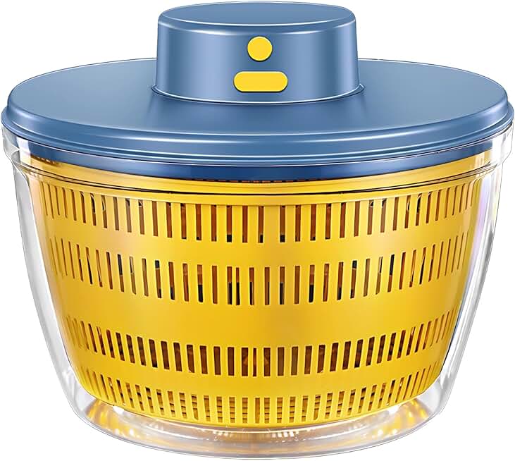 Electric Salad Spinner with USB Charging