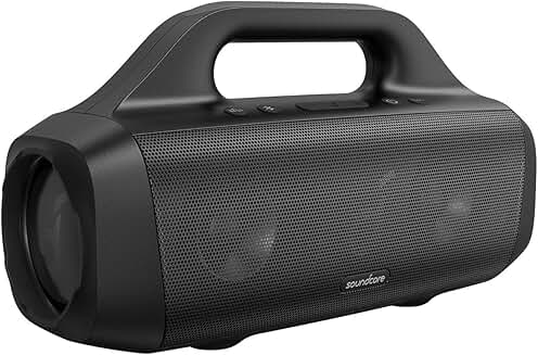 Waterproof Bluetooth Speaker with 24H Playtime and Handle