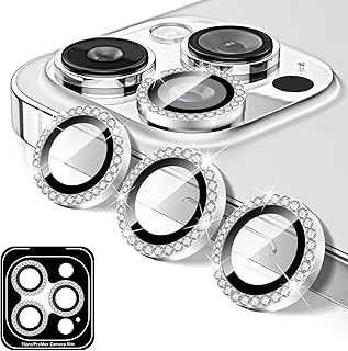 Diamond Camera Lens Protector with Glitter Film