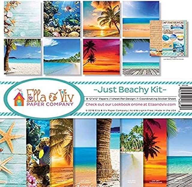 Just Beachy Scrapbook Collection Kit
