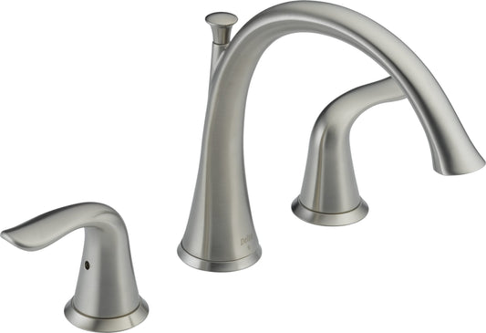 T2738-SS Lahara Roman Tub Trim, Stainless, 4.00 x 9.00 x 20.00 inches