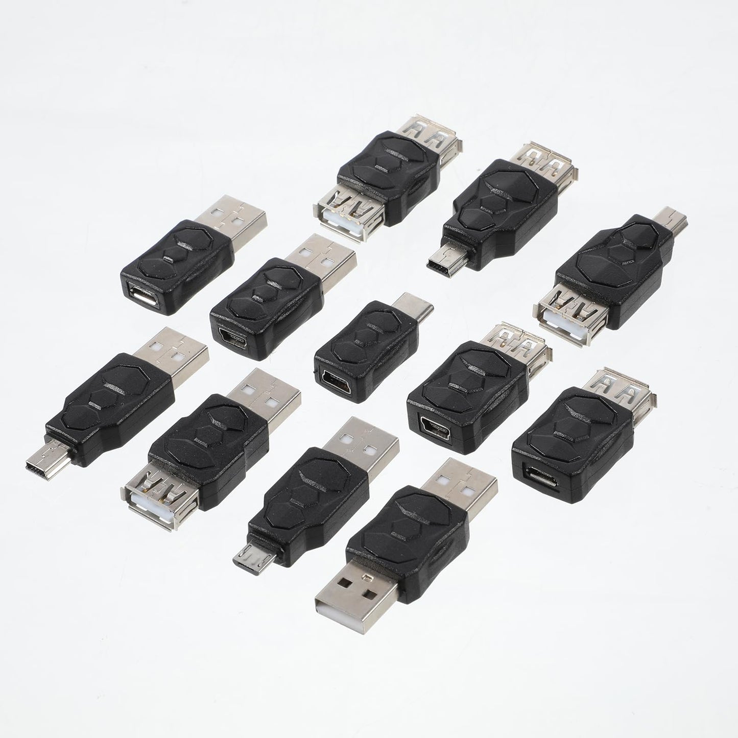 12-Piece USB Adapter Kit for Various Devices