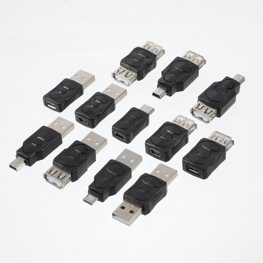 12-Piece USB Adapter Kit for Various Devices