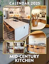Mid-Century Kitchen Calendar 2025 for Stylish Organization