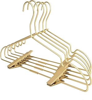 Gold Metal Baby Clothes Hangers, 12.5-inch, 30 Pack