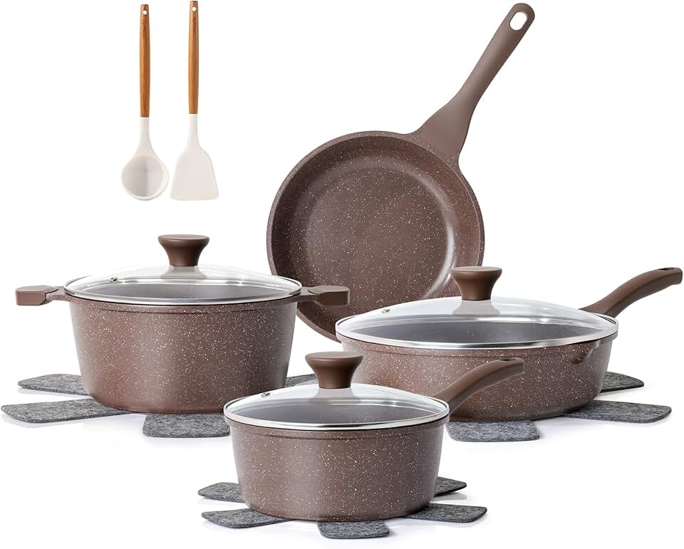 13-Piece Nonstick Cookware Set with Stay-Cool Handles