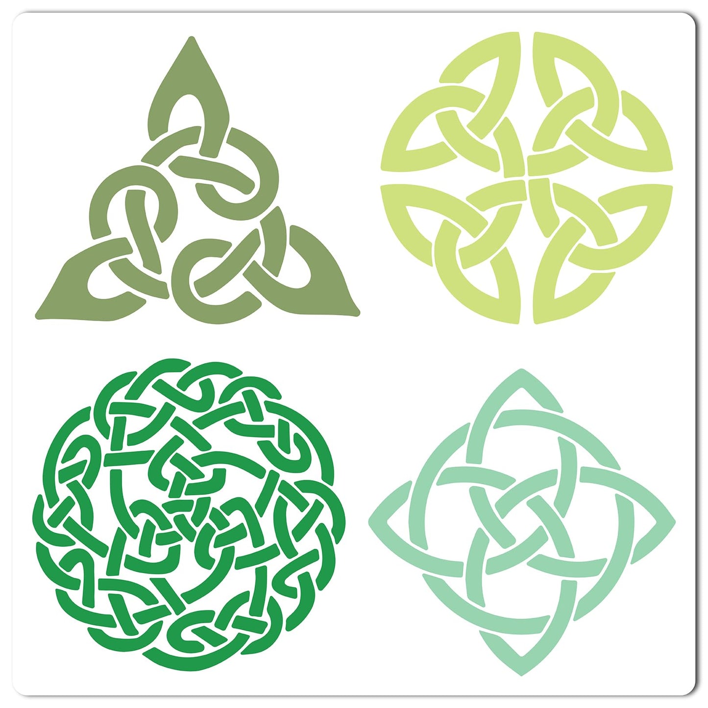 11.8 Inch Celtic Knot Plastic Drawing Stencil