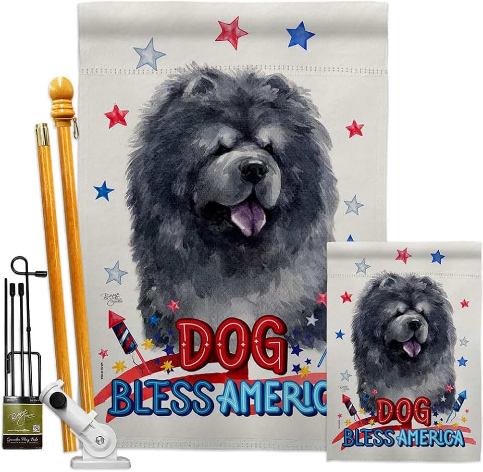 Patriotic Dog and Animal Garden Flag Kit