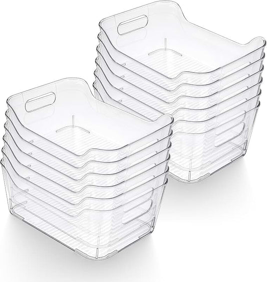 Two Wicker Toilet Tank Baskets for Storage