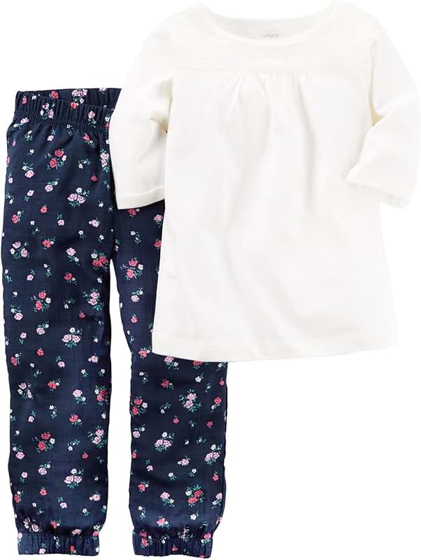 Baby girls' two-piece playwear set