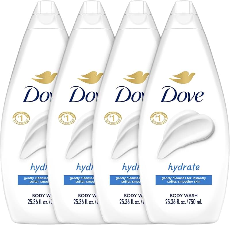 Hydrating Body Wash Pack, 4 Bottles, 25.36 Oz Each