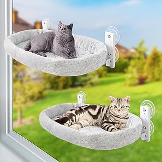 2-Pack Cat Window Perch with Soft Cover