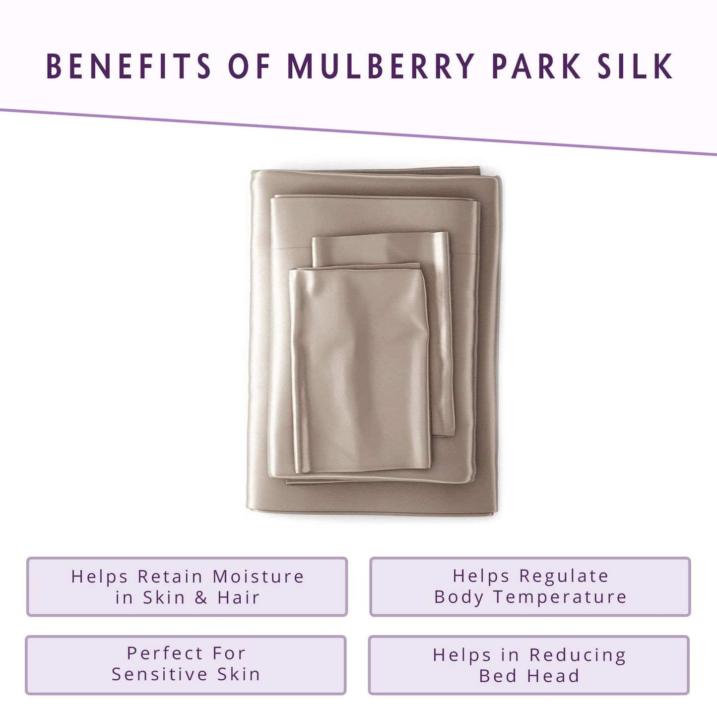 Mu erry 100% Pure Queen Silk Fitted Sheet 22 Momme 6A Mu erry Silk Bed Sheets with 16" Deep Pocket  Breathable, Ultra-Soft, Oeko-TEX  Seamless  Sand
