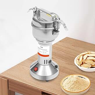 Electric Grain Mill Grinder 150g 850W Stainless Steel