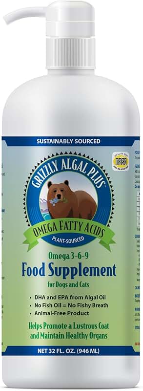 Algal Plus Omega 3-6-9 Supplement for Pets