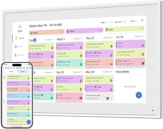 15.6 Inch Digital Calendar and Planner with Touchscreen