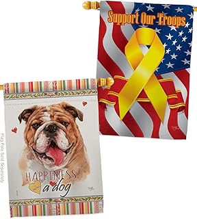 Dog and Puppy House Flag Pack for Garden or Yard