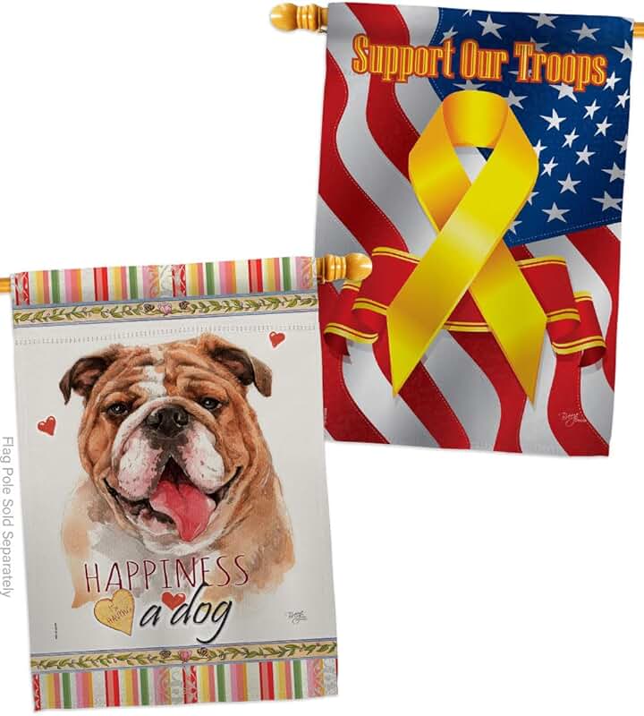 Dog and Puppy House Flag Pack for Garden or Yard