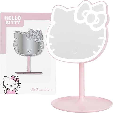 Hello Kitty LED Light-Up Vanity Mirror for Women