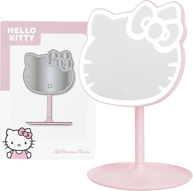 Hello Kitty LED Light-Up Vanity Mirror for Women