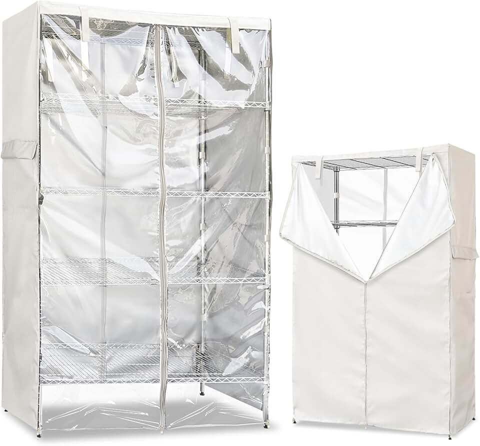 Heavy Duty Waterproof Wire Shelf Cover, 30x14x63 Inches
