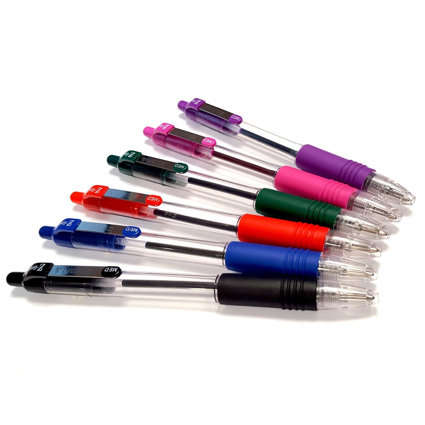 Violet Retractable Ballpoint Pen Pack of 12