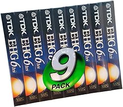 Set of 9 Extra High Grade T-120 Video Tapes
