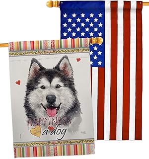 Siberian Husky House Flag Pack for Dog Lovers