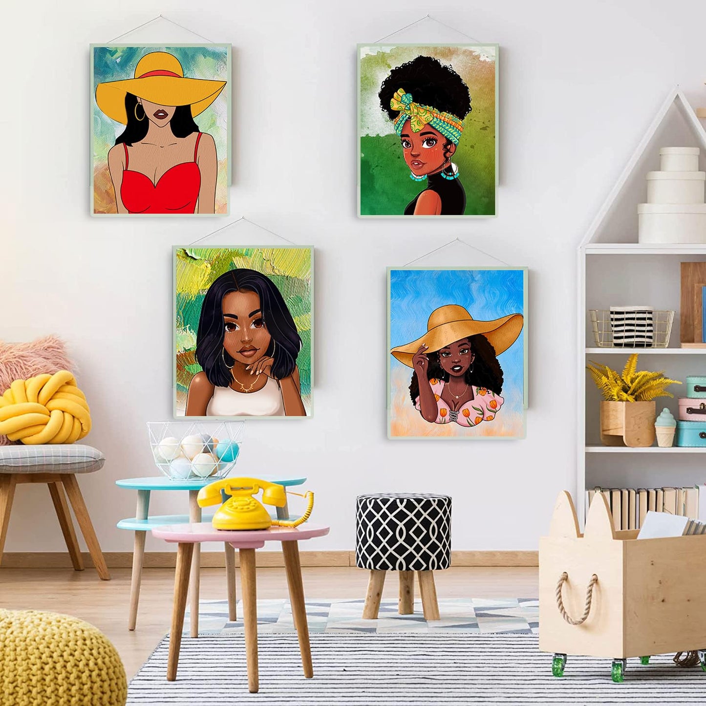 Pre Drawn Canvas for Painting 8x10 10 Pack