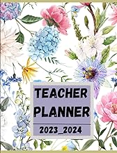 Teacher planner for 2023-2024 with monthly and weekly pages