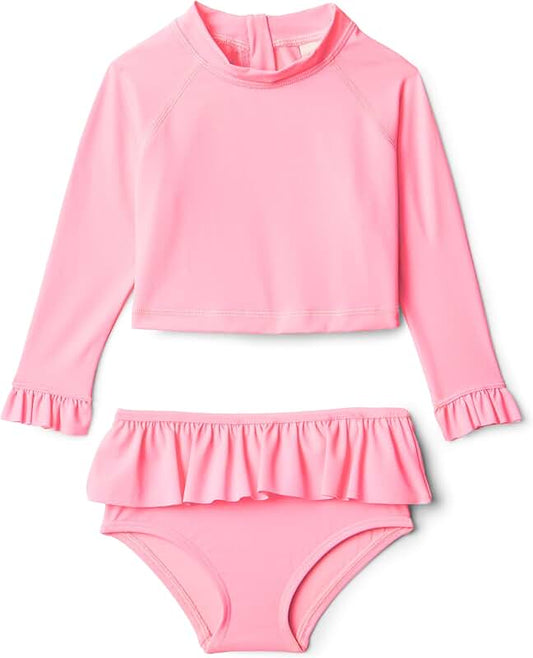 Toddler Girls' Long Sleeve Rashguard Set