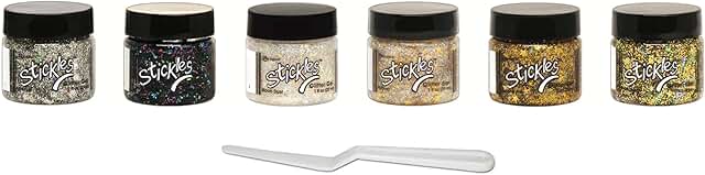 Glitter Gel and Palette Knife Bundle