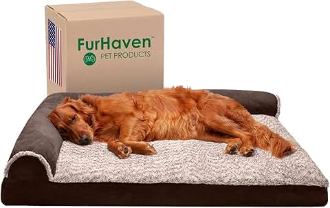 Large Dog Memory Foam Bed with Washable Cover