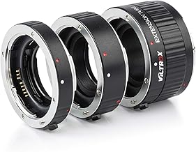 Metal Auto Focus Macro Extension Tube Set for DSLR Cameras