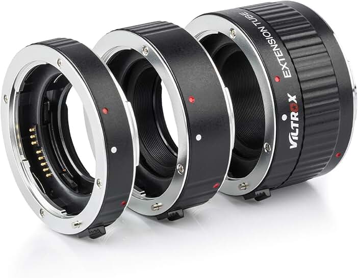 Metal Auto Focus Macro Extension Tube Set for DSLR Cameras