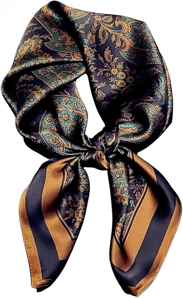 Square Silk Neck Scarf for Men