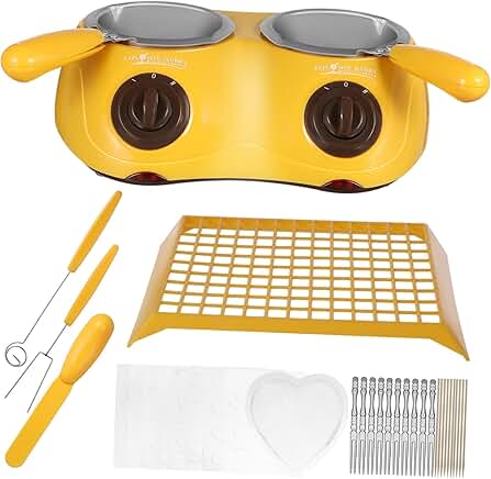 Electric Chocolate Melting Pot with DIY Molds