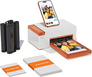Portable Bluetooth Photo Printer with 80 Sheets