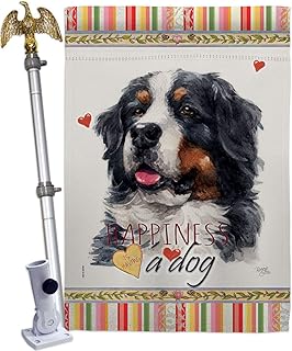 Bernese Cattle and Dog Garden Flag Set