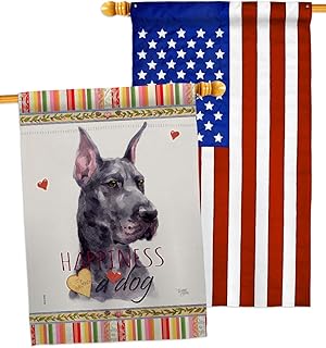Dog and Pet House Flag for Garden or Yard