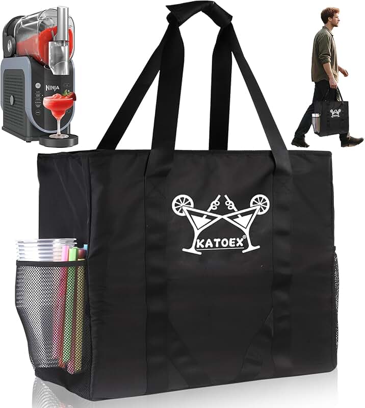 Large Travel Tote for Slushie Machine with Handle