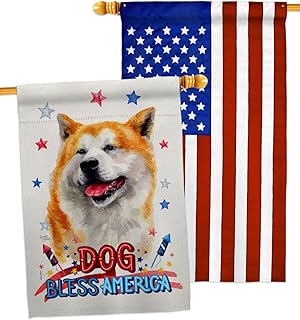 Patriotic Dog House Flag Pack for Garden or Yard