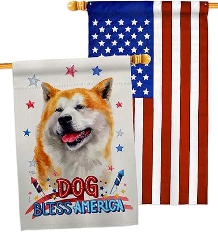 Patriotic Dog House Flag Pack for Garden or Yard