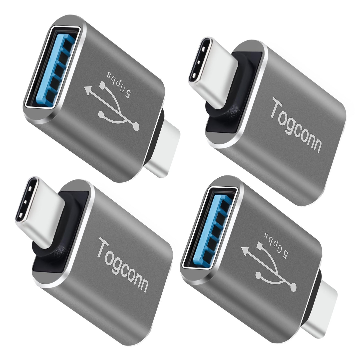 USB-C to USB-A Adapter Pack for Devices