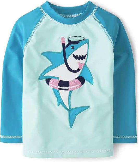 Long Sleeve Rashguard for Baby Boys and Toddlers