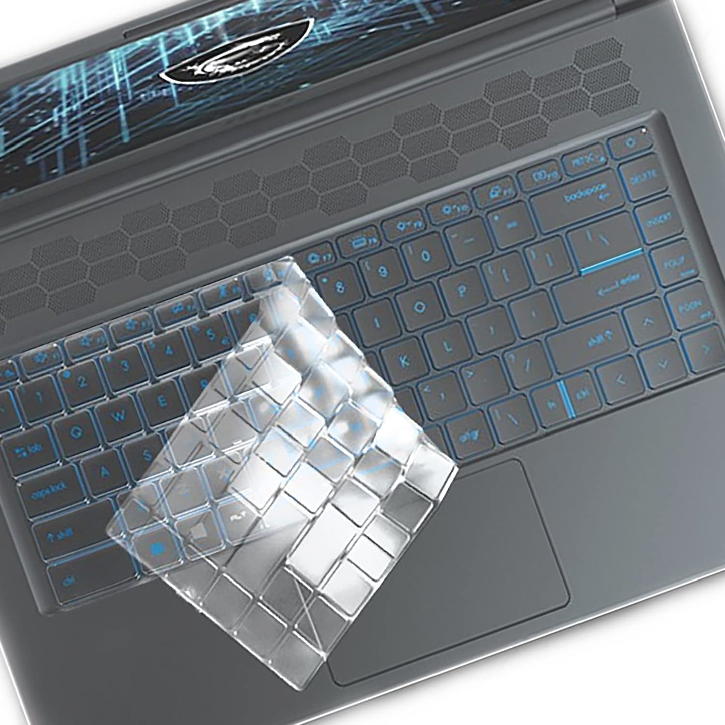 Ultra-Thin TPU Keyboard Cover for 15.6-Inch Laptops