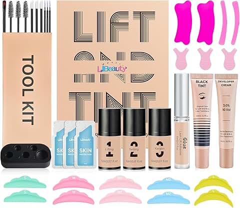 4-in-1 Lash and Brow Lift Kit for Home Use